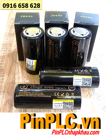 LiitoKala Lii-50A, Pin sạc Lithium 3.7v 26650 LiitoKala Lii-50A (5000mAh) chính hãng